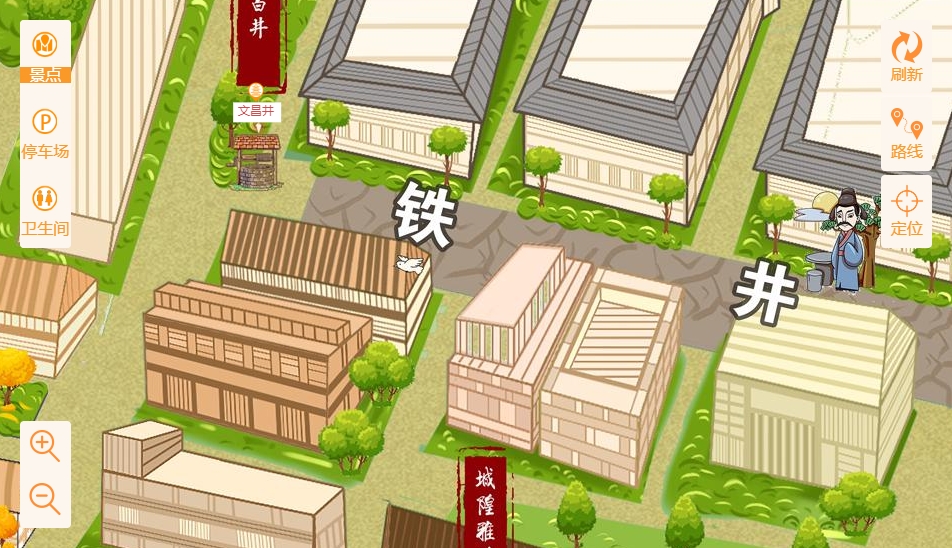 孙吴智慧景区：手绘地图与语音导览的完美融合